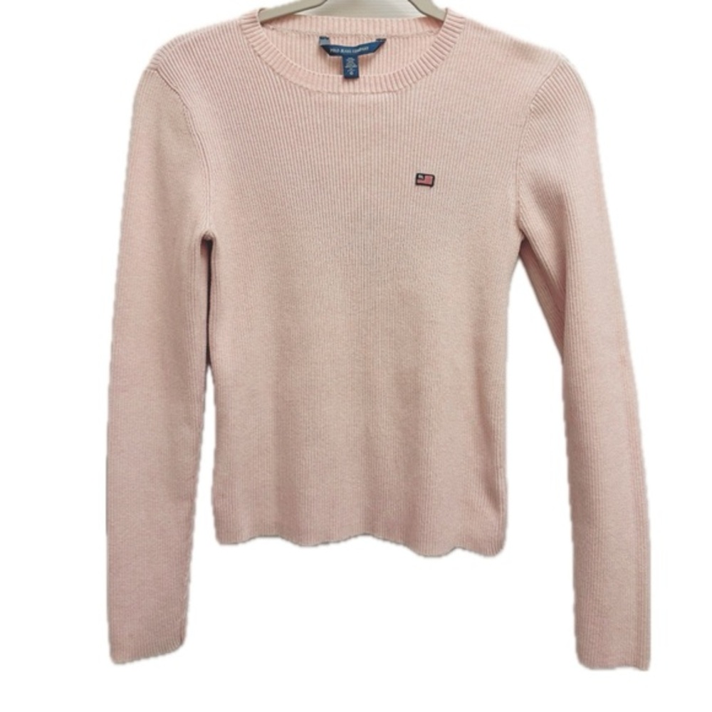 Ralph Lauren Pale Ballerina Pink Crewneck Sweater - M